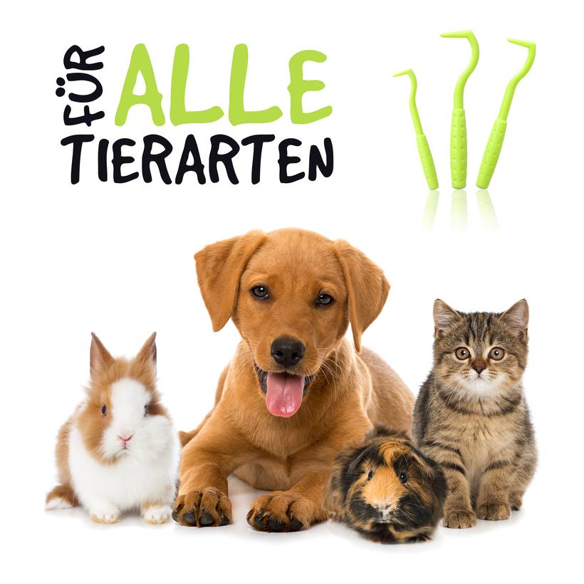 Zeckenhaken für alle Tierarten