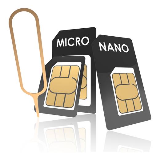 Nano-SIM-Adapter-Set mit SIM-Öffner